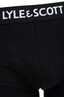 Lyle & Scott Barclay 3-Pack Cotton Men's Boxer Briefs Black -Casa Moda Store lyle scott barclay 3 pack cotton mens boxer briefs black northern ireland belfast 589