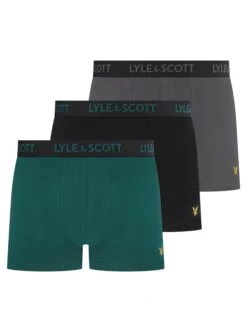 Lyle & Scott Barclay Boxers Bayberry/ Granite / Black
