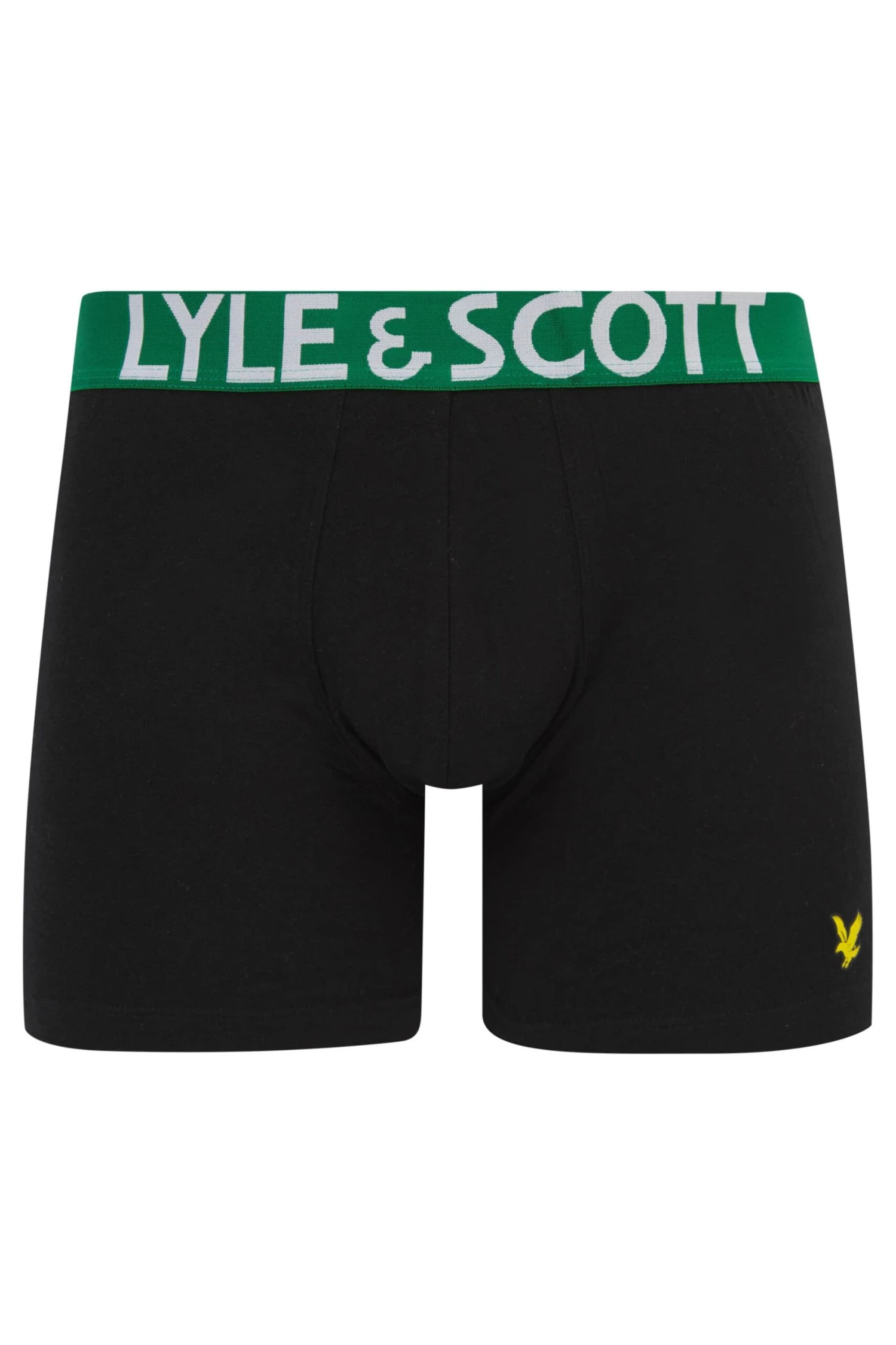 Lyle & Scott Daniel Boxer Briefs 3 Pack Black Multi Waistband 4 Lyle & Scott Daniel Boxer Briefs 3 Pack Black Multi Waistband - Image 2
