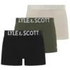 Lyle & Scott Daniel Boxer Briefs 3 Pack Pumice Stone/Beetle/Black -Casa Moda Store lyle scott daniel boxer briefs 3 pack pumice stone beetle black northern ireland 276