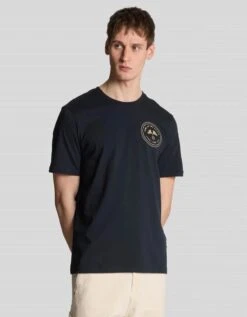 Lyle & Scott Game Of Two Halves T-Shirt Dark Navy/Mojave -Casa Moda Store lyle scott game of two halves t shirt dark navy mojave northern ireland belfast lisburn 913
