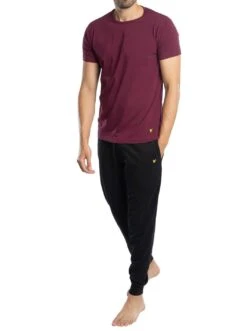 Lyle & Scott Mens Cash Pyjamas Set Wine Tasting/Black -Casa Moda Store lyle scott mens cash pyjamas set wine tasting black northern ireland belfast lisburn 599