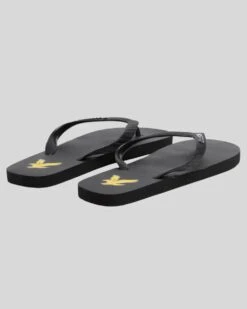 Lyle & Scott Mens Flip Flops Jet Black -Casa Moda Store lyle scott mens flip flops jet black northern ireland belfast lisburn 165
