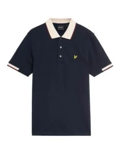 Lyle & Scott Mens Half Tipped Polo Shirt Navy -Casa Moda Store lyle scott mens half tipped polo shirt navy northern ireland belfast lisburn 584