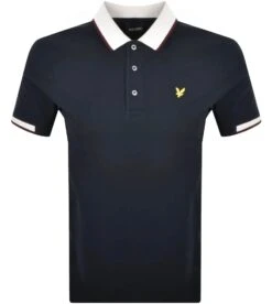 Lyle & Scott Mens Half Tipped Polo Shirt Navy -Casa Moda Store lyle scott mens half tipped polo shirt navy northern ireland belfast lisburn 755