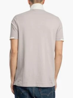 Lyle & Scott Mens Half Tipped Polo Shirt Pale Grey -Casa Moda Store lyle scott mens half tipped polo shirt pale grey northern ireland belfast lisburn 963