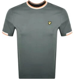 Lyle & Scott Mens Half Tipped T-Shirt Green Mercurial 8 Lyle & Scott Mens Half Tipped T-Shirt Green Mercurial -Casa Moda Store lyle scott mens half tipped t shirt green mercurial northern ireland belfast lisburn 504