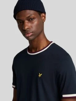 Lyle & Scott Mens Half Tipped T-Shirt Navy -Casa Moda Store lyle scott mens half tipped t shirt navy northern ireland belfast lisburn 538