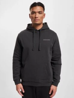 Lyle & Scott Mens Loopback Embroidered Hoodie Jet Black/White -Casa Moda Store lyle scott mens loopback embroidered hoodie jet black white northern ireland belfast 982
