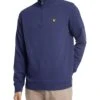 Lyle & Scott Mens Loopback Quarter Zip Sweatshirt Deep Indigo -Casa Moda Store lyle scott mens loopback quarter zip sweatshirt deep indigo northern ireland belfast 358