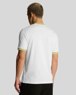 Lyle & Scott Mens Multi Tipped T-Shirt White/ Vibrant Kiwi/ Key Lime -Casa Moda Store lyle scott mens multi tipped t shirt white vibrant kiwi key lime northern ireland 934