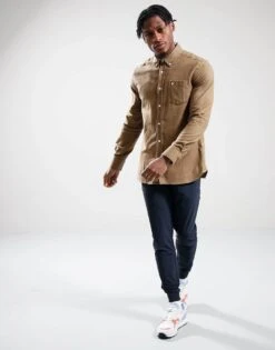 Lyle & Scott Mens Plain Flannel Shirt Wild Nettle -Casa Moda Store lyle scott mens plain flannel shirt wild nettle northern ireland belfast lisburn 214