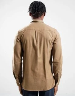 Lyle & Scott Mens Plain Flannel Shirt Wild Nettle -Casa Moda Store lyle scott mens plain flannel shirt wild nettle northern ireland belfast lisburn 670