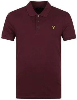 Lyle & Scott Men's Plain Polo Shirt Burgundy -Casa Moda Store lyle scott mens plain polo shirt burgundy northern ireland belfast lisburn 126