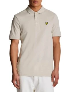 Lyle & Scott Mens Plain Polo Shirt Cove