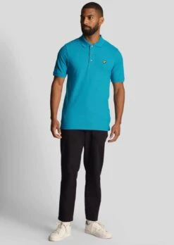 Lyle & Scott Men's Plain Polo Shirt Leisure Blue -Casa Moda Store lyle scott mens plain polo shirt leisure blue northern ireland belfast lisburn 117