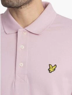 Lyle & Scott Mens Plain Polo Shirt Pink Light -Casa Moda Store lyle scott mens plain polo shirt pink light northern ireland belfast lisburn 454