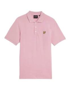 Lyle & Scott Mens Plain Polo Shirt Pink Light -Casa Moda Store lyle scott mens plain polo shirt pink light northern ireland belfast lisburn 590