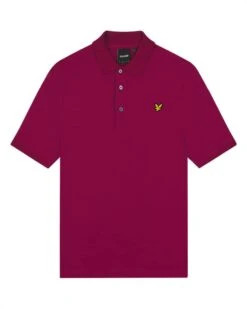Lyle & Scott Mens Plain Polo Shirt Rich Burgundy -Casa Moda Store lyle scott mens plain polo shirt rich burgundy northern ireland belfast lisburn 169