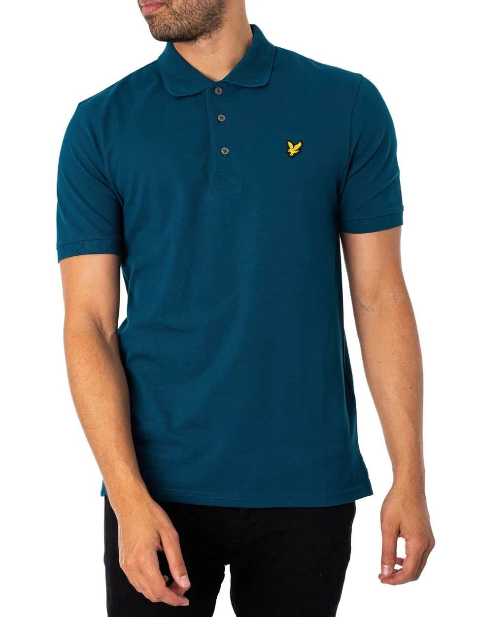 Lyle & Scott Mens Plain Polo Shirt SP400VOG Apres Navy 4 Lyle & Scott Mens Plain Polo Shirt SP400VOG Apres Navy - Image 2