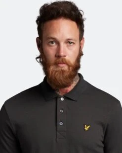 Lyle & Scott Mens Plain Polo Shirt SP400VOG Gunmetal -Casa Moda Store lyle scott mens plain polo shirt sp400vog gunmetal northern ireland belfast lisburn 170