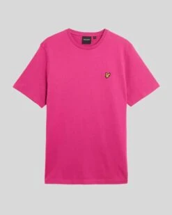 Lyle & Scott Mens Plain T-Shirt Fuchsia -Casa Moda Store lyle scott mens plain t shirt fuchsia northern ireland belfast lisburn 936