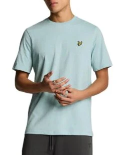 Lyle & Scott Mens Plain T-Shirt Future Blue
