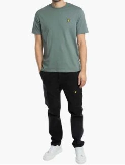 Lyle & Scott Mens Plain T-Shirt Green Mercurial -Casa Moda Store lyle scott mens plain t shirt green mercurial northern ireland belfast lisburn 744