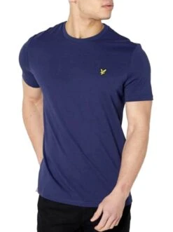 Lyle & Scott Men's Plain T-Shirt Navy