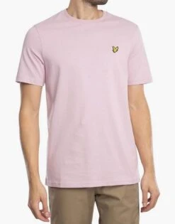 Lyle & Scott Mens Plain T-Shirt Pink Light -Casa Moda Store lyle scott mens plain t shirt pink light northern ireland belfast lisburn 908