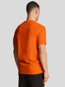 Lyle & Scott Men's Plain T-Shirt Tangerine Tango -Casa Moda Store lyle scott mens plain t shirt tangerine tango northern ireland belfast lisburn 150