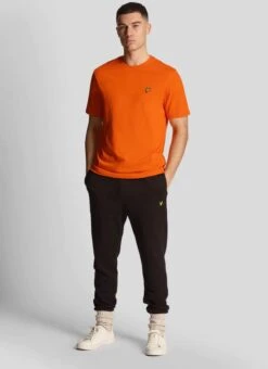 Lyle & Scott Men's Plain T-Shirt Tangerine Tango -Casa Moda Store lyle scott mens plain t shirt tangerine tango northern ireland belfast lisburn 422