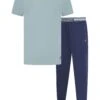 Lyle & Scott Mens Pyjamas Loungewear Cash Tourmaline/Peacoat -Casa Moda Store lyle scott mens pyjamas loungewear cash tourmaline peacoat northern ireland belfast 306