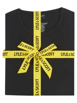 Lyle & Scott Mens Pyjamas Set Charlie Black/Beetle -Casa Moda Store lyle scott mens pyjamas set charlie black beetle northern ireland belfast lisburn 241