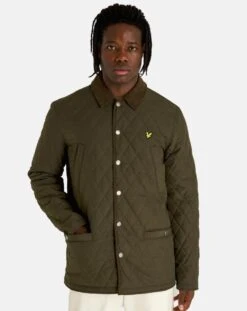 Lyle & Scott Mens Quilted Jacket JK1990V Olive 10 Lyle & Scott Mens Quilted Jacket JK1990V Olive -Casa Moda Store lyle scott mens quilted jacket jk1990v olive northern ireland belfast lisburn 347