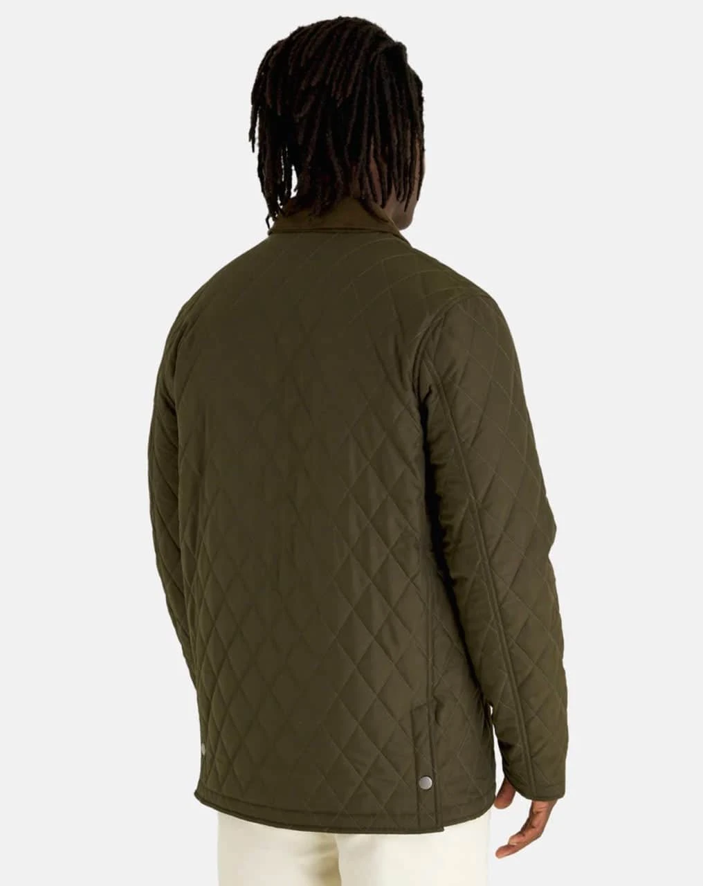 Lyle & Scott Mens Quilted Jacket JK1990V Olive 7 Lyle & Scott Mens Quilted Jacket JK1990V Olive - Image 5