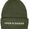 Lyle & Scott Mens Ribbed Beanie Olive -Casa Moda Store lyle scott mens ribbed beanie olive northern ireland belfast lisburn 267