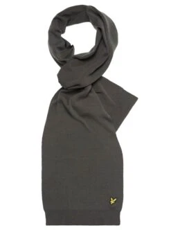 Lyle & Scott Mens Scarf SV911ARC-T28 Mid Grey Marl