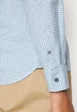 Lyle & Scott Mens Shepherd Gingham Check Shirt Slate Blue/White -Casa Moda Store lyle scott mens shepherd gingham check shirt slate blue white northern ireland belfast 895