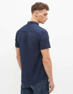 Lyle & Scott Mens Short Sleeve Oxford Shirt Navy -Casa Moda Store lyle scott mens short sleeve oxford shirt navy northern ireland belfast lisburn 574