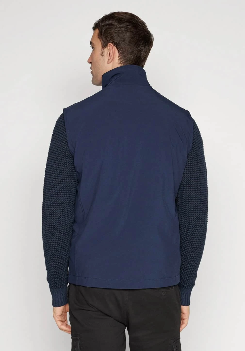 Lyle & Scott Mens Softshell Gilet Dark Navy 6 Lyle & Scott Mens Softshell Gilet Dark Navy - Image 4