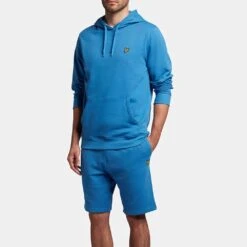 Lyle & Scott Men's Sweat Shorts Spring Blue -Casa Moda Store lyle scott mens sweat shorts spring blue northern ireland belfast lisburn 175