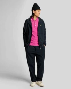 Lyle & Scott Mens Tipped Polo Shirt Fuchsia/White -Casa Moda Store lyle scott mens tipped polo shirt fuchsia white northern ireland belfast lisburn 942