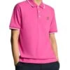 Lyle & Scott Mens Tipped Polo Shirt Fuchsia/White -Casa Moda Store lyle scott mens tipped polo shirt fuchsia white northern ireland belfast lisburn 996