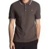 Lyle & Scott Men's Tipped Polo Shirt Gunmetal/White 1 Lyle & Scott Men's Tipped Polo Shirt Gunmetal/White -Casa Moda Store lyle scott mens tipped polo shirt gunmetal white northern ireland belfast lisburn 905