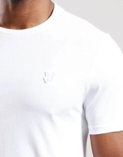 Lyle & Scott Mens Tonal Eagle T-Shirt White -Casa Moda Store lyle scott mens tonal eagle t shirt white northern ireland belfast lisburn 401