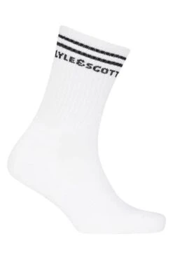 Lyle & Scott Mens Walter 3 Pack Sports Socks White/Grey/Black 7-11UK -Casa Moda Store lyle scott mens walter 3 pack sports socks white grey black 7 11uk northern ireland 356