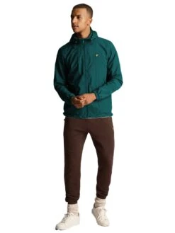 Lyle & Scott Mens Zip Through Hooded Jacket Malachite Green -Casa Moda Store lyle scott mens zip through hooded jacket malachite green northern ireland belfast 680