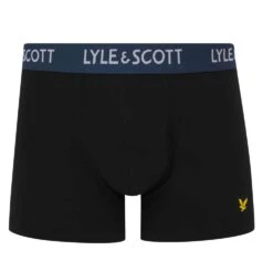 Lyle & Scott Miller 5 Pack Boxer Briefs Black Multi Waistband -Casa Moda Store lyle scott miller 5 pack boxer briefs black multi waistband northern ireland belfast 740