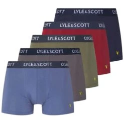 Lyle & Scott Miller 5 Pack Boxer Briefs